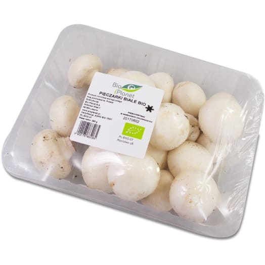 FRISCO ORGANIC Pieczarki białe świeże BIO (tacka 250g) 1szt.