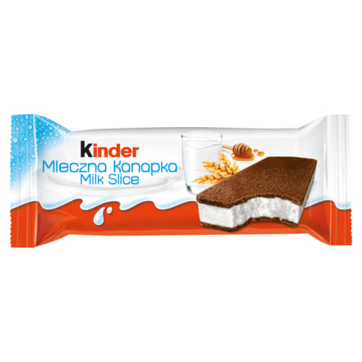 KINDER Mleczna kanapka Biszkopt z mlecznym nadzieniem
