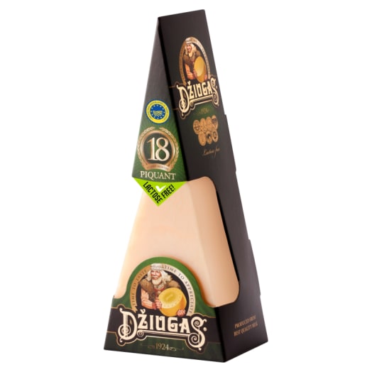 DŻIUGAS Ser twardy dojrzewający 18-miesięczny (klinek)