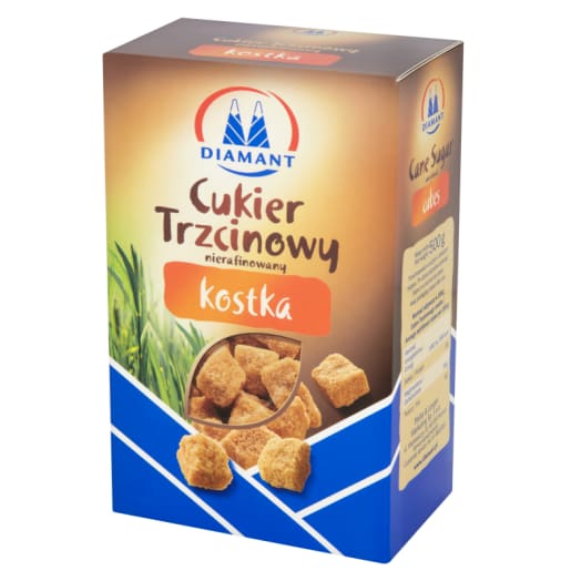 DIAMANT Cukier trzcinowy nierafinowany (kostka)