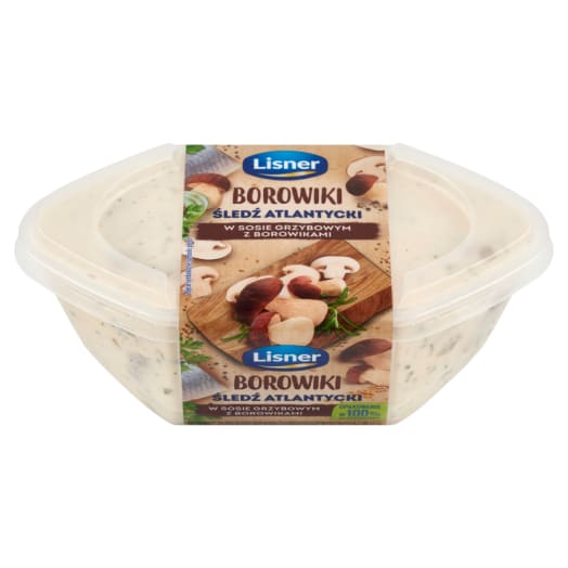 LISNER Filety śledziowe w sosie grzybowym z borowikami