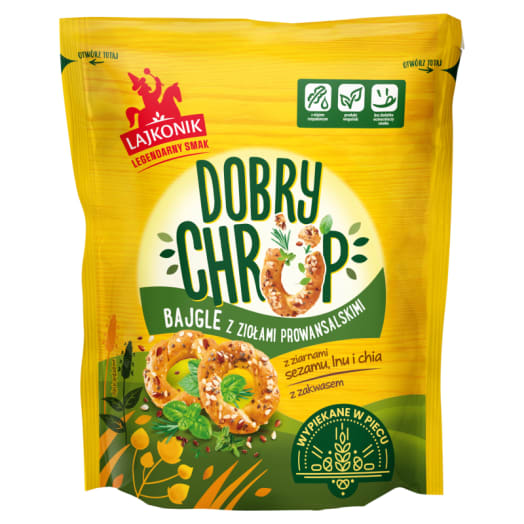LAJKONIK DOBRY CHRUP Bajgle z ziołami prowansalskimi