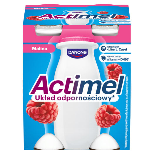 ACTIMEL Napój mleczny malina (4 szt.)