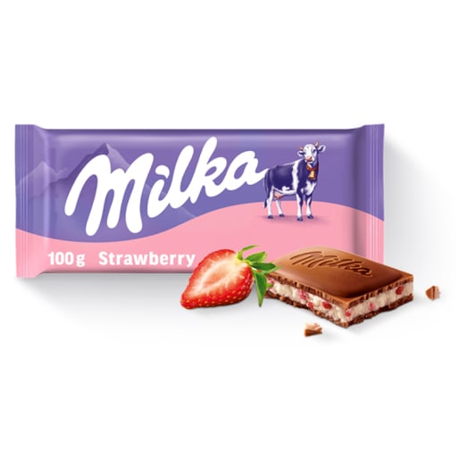 MILKA Czekolada mleczna Strawberry Yoghurt